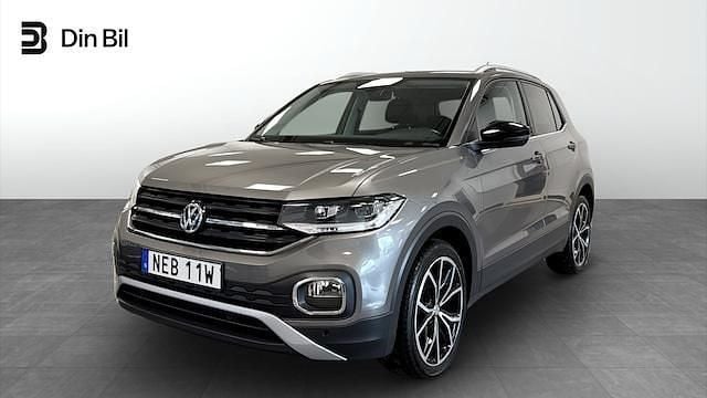 Grå Begagnad 2019 VW T-Cross GT SUV | 219 900 kr (Marknadspris) - Bild 1/4