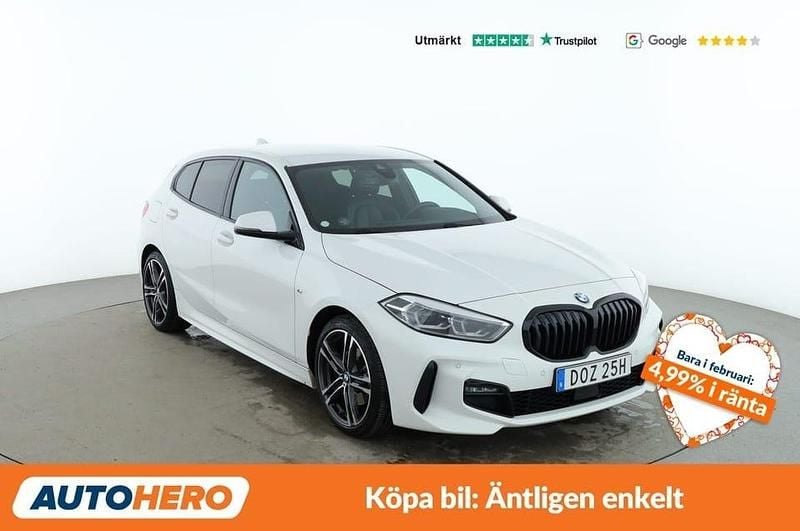 Begagnad BMW 118 M Sport 137 HK (100 kW) 2021 Vit Halvkombi