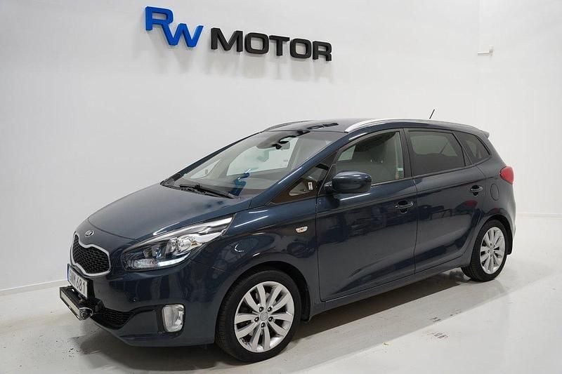 Blå Begagnad 2016 Kia Carens Minibuss | 114 900 kr (Bra pris) - Bild 1/4