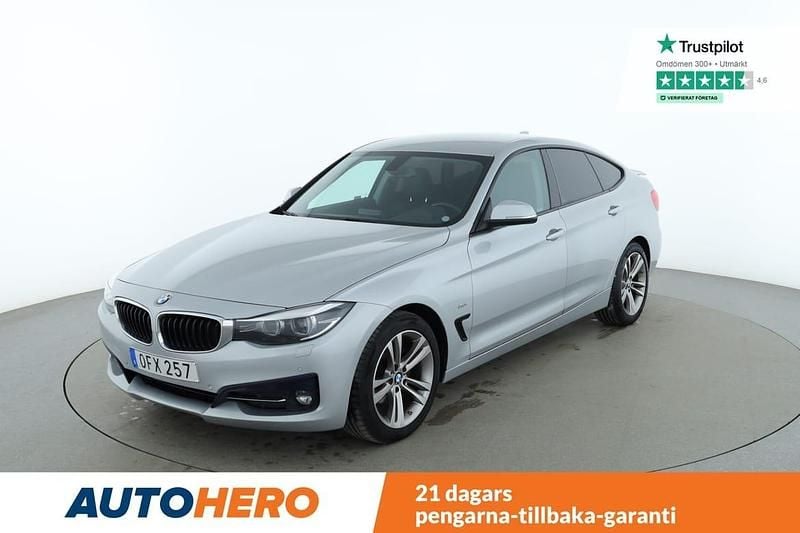 Silver Begagnad 2016 BMW 318 Gran Turismo Sport Line Halvkombi | 194 000 kr (Dyr) - Bild 1/4