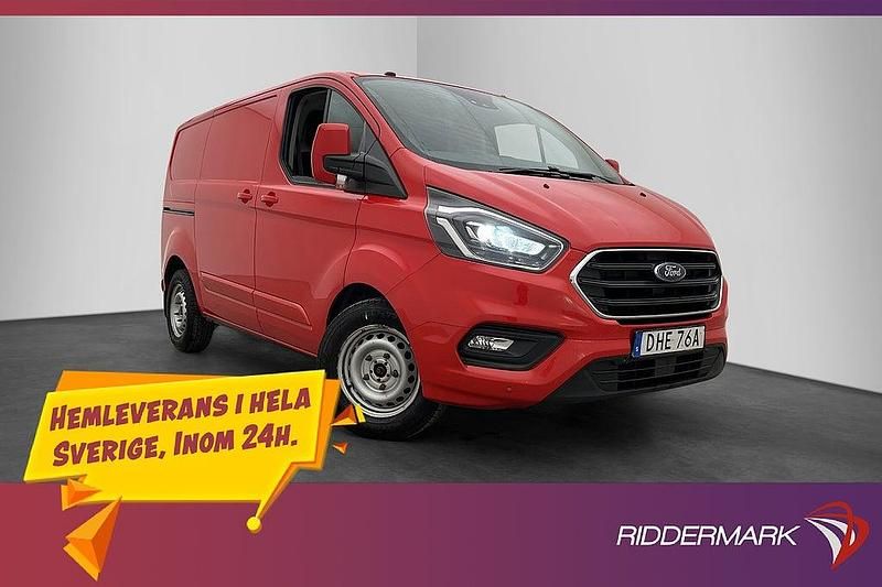 Röd Begagnad 2019 Ford Transit Custom Pickup | 209 800 kr - Bild 1/3