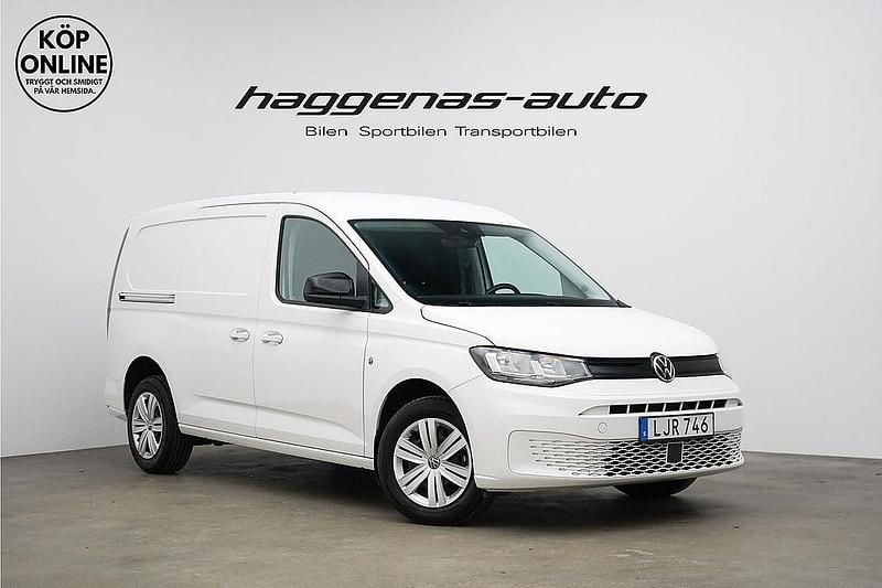 Vit Begagnad 2024 VW Caddy Maxi Minibuss | 339 000 kr (Lite dyr) - Bild 1/4