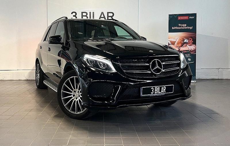 Svart Begagnad 2017 Mercedes GLE350 AMG line SUV | 389 900 kr (Bra pris) - Bild 1/4