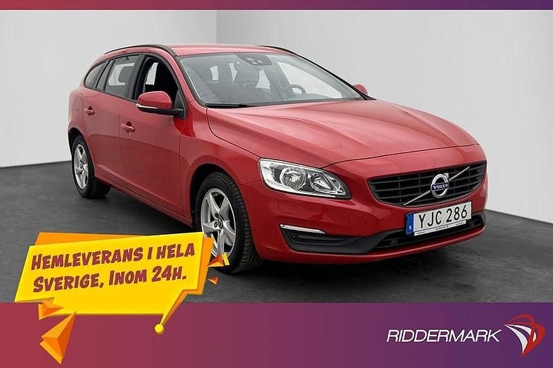 Röd Begagnad 2017 Volvo V60 Kombi | 179 900 kr - Bild 1/3