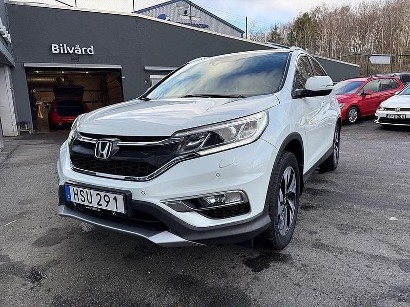 Vit Begagnad 2015 Honda CR-V Executive SUV | 165 000 kr (Marknadspris) - Bild 1/4