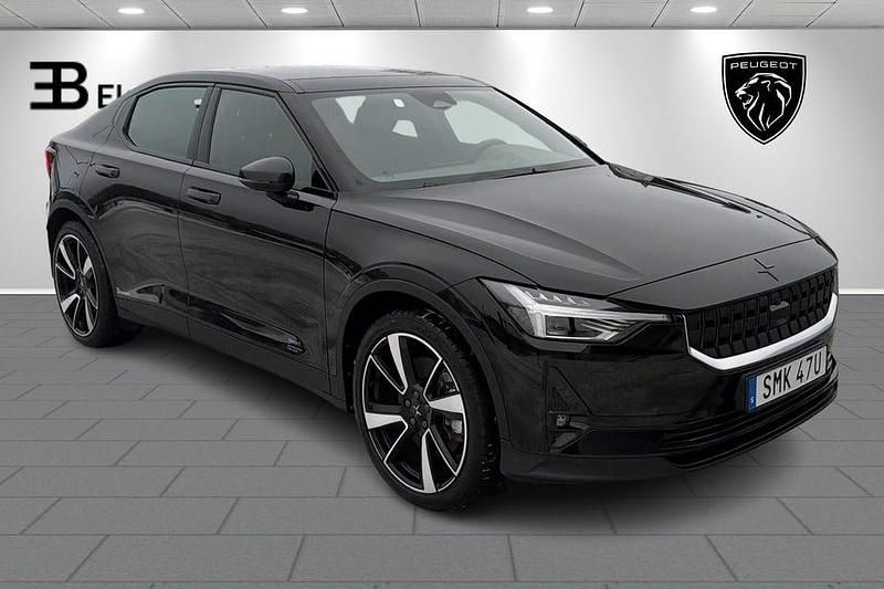 Begagnad Polestar 2 Long Range Dual motor 300 kW (408 HK) 2021 Svart Halvkombi
