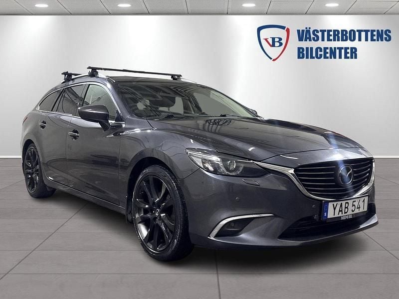Grå Begagnad 2015 Mazda 6 Kombi | 139 000 kr (Marknadspris) - Bild 1/4