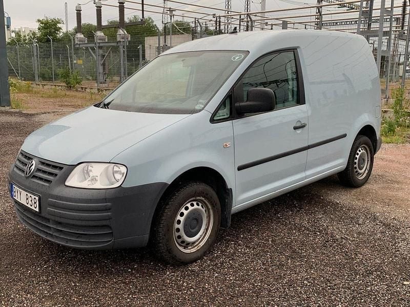Ljusgrå (grå) Begagnad 2009 VW Caddy Minibuss | 39 900 kr (Marknadspris) - Bild 1/4
