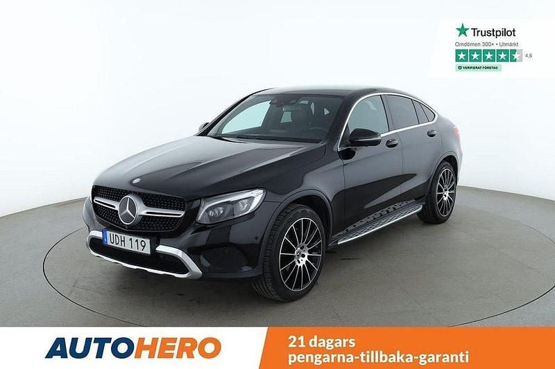 Svart Begagnad 2017 Mercedes GLC220 Sportkupé | 325 000 kr (Marknadspris) - Bild 1/4