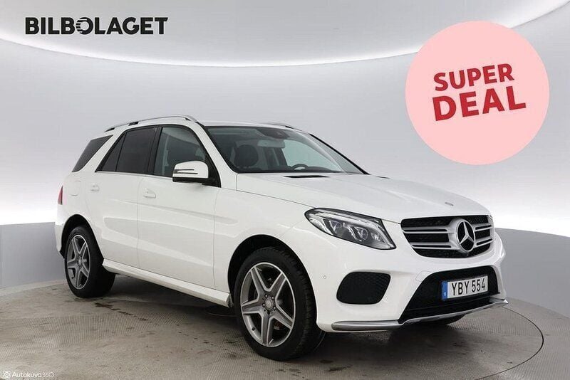 Vit Begagnad 2016 Mercedes GLE350 AMG line SUV | 334 500 kr (Bra pris) - Bild 1/4