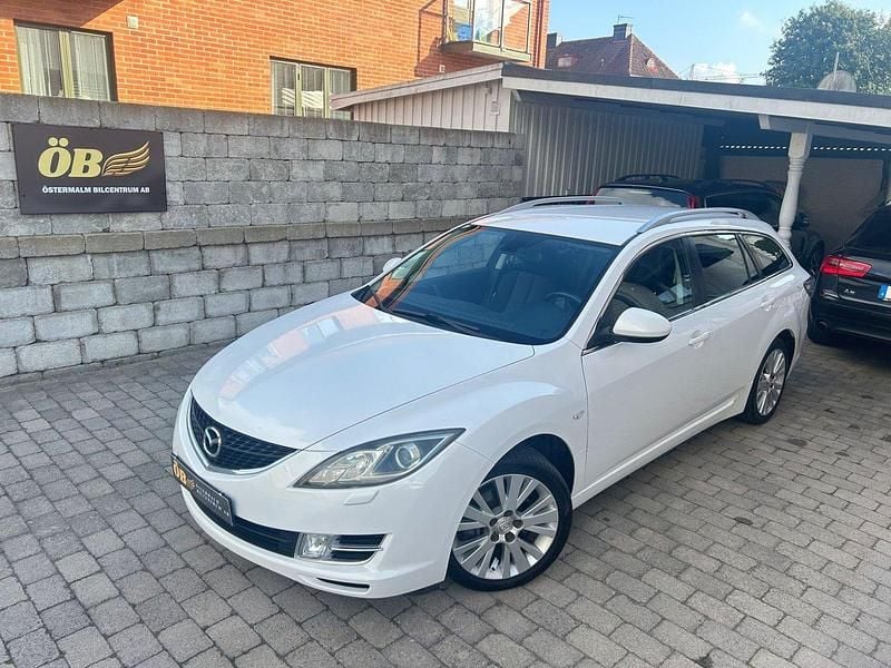 Vit Begagnad 2009 Mazda 6 Comfort Kombi | 44 900 kr (Marknadspris) - Bild 1/4