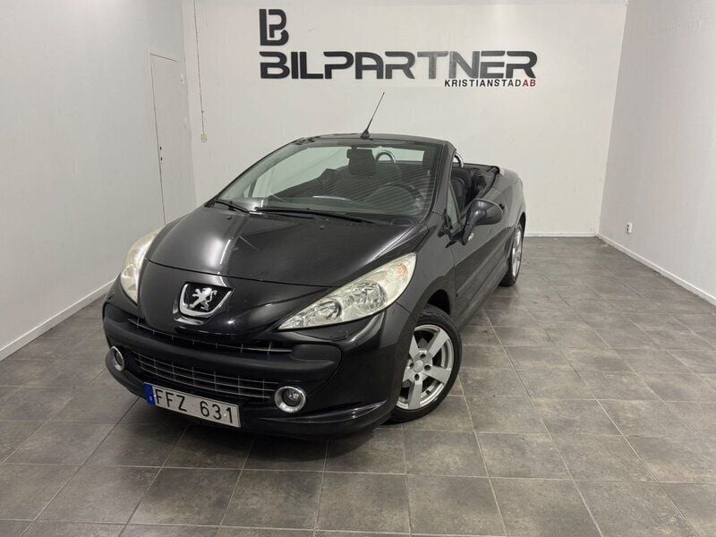 Svart Begagnad 2007 Peugeot 207 CC Cab | 38 000 kr (Marknadspris) - Bild 1/2
