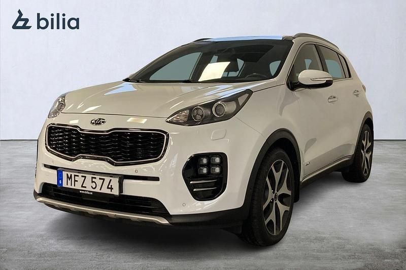 Vit Begagnad 2016 Kia Sportage GT-Line SUV | 164 900 kr (Lite dyr) - Bild 1/4