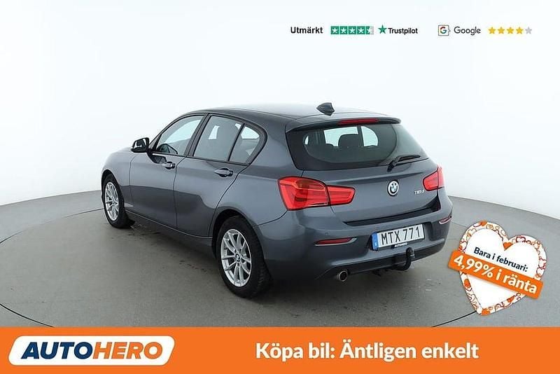 Begagnad BMW 116 Advantage 117 HK (86 kW) 2015 Grå Halvkombi