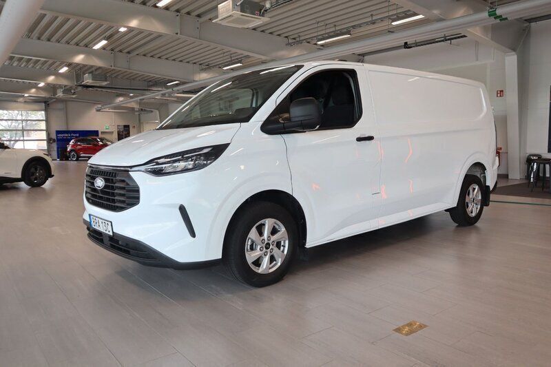 Vit Begagnad 2024 Ford Transit Custom Van | 554 900 kr (Marknadspris) - Bild 1/4