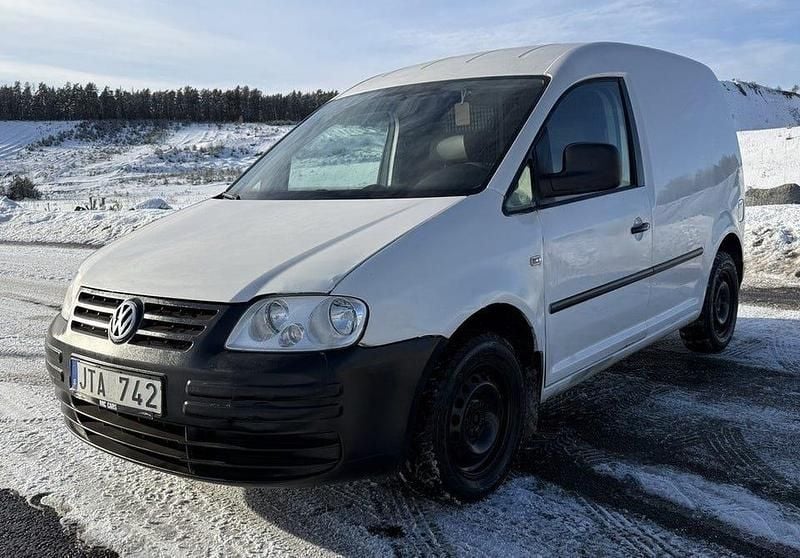 Begagnad VW Caddy 75 HK (55 kW) 2009 Vit Minibuss