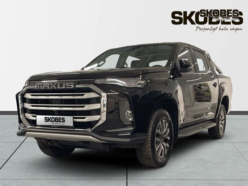 Svart Begagnad 2022 Maxus e-T90 Pickup | 419 000 kr (Marknadspris) - Bild 1/3