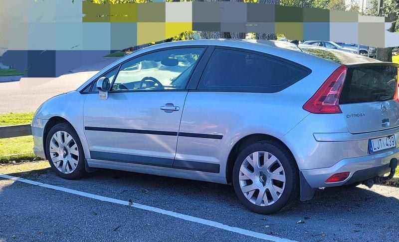 Silver Begagnad 2008 Citroën C4 Sportkupé | 25 000 kr (Marknadspris) - Bild 1/2