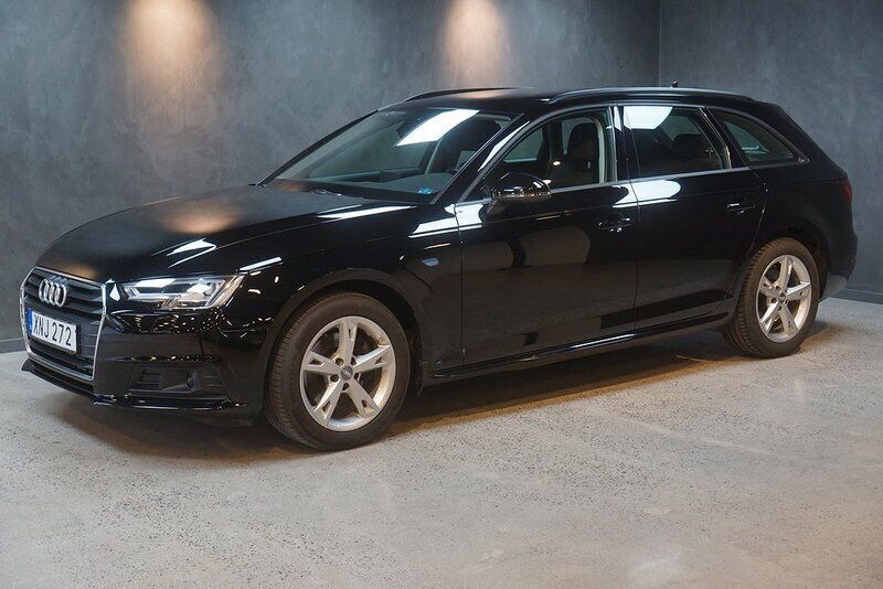 Svart Begagnad 2018 Audi A4 Kombi | 189 900 kr (Bra pris) - Bild 1/4