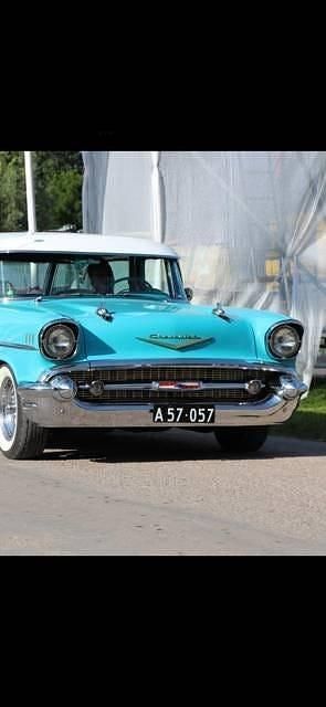 Begagnad Chevrolet Bel Air 301 HK (221 kW) 1957 Turkos