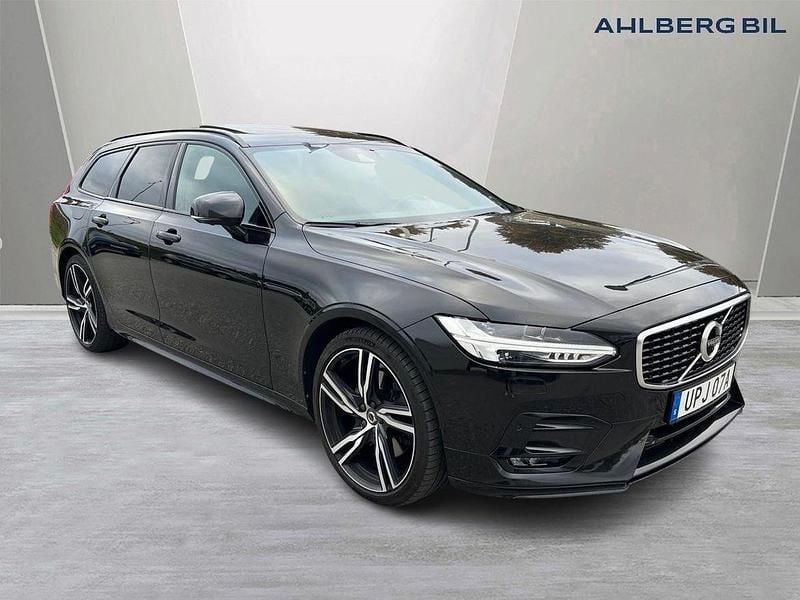 Svart Begagnad 2019 Volvo V90 R-Design Kombi | 319 500 kr (Marknadspris) - Bild 1/4