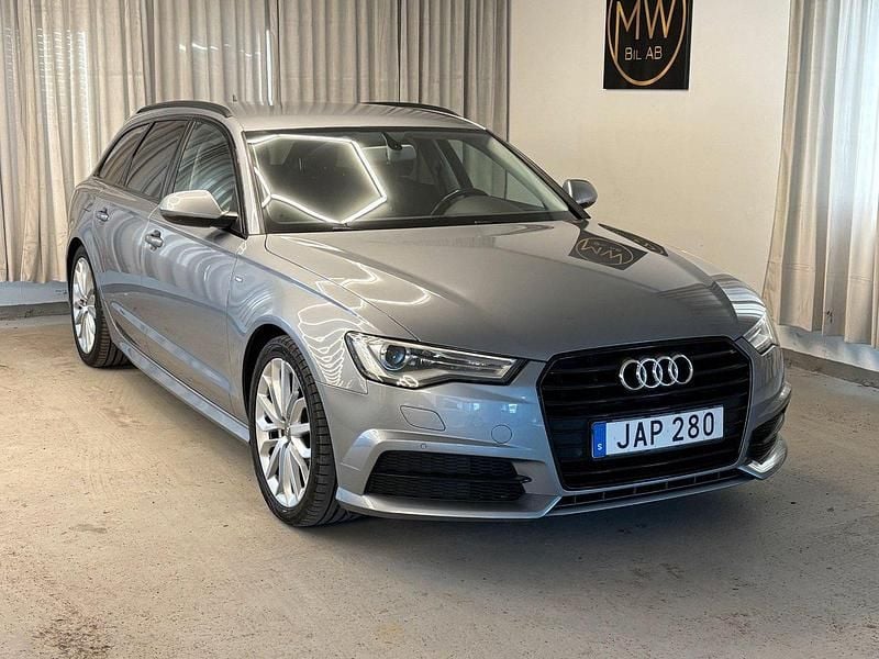 Grå Begagnad 2016 Audi A6 S-Line Kombi | 174 900 kr (Bra pris) - Bild 1/4