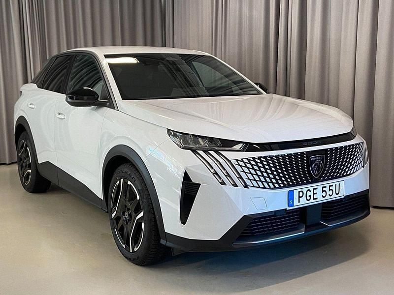 Vit Begagnad 2024 Peugeot e-3008 SUV | 449 900 kr (Lite dyr) - Bild 1/3