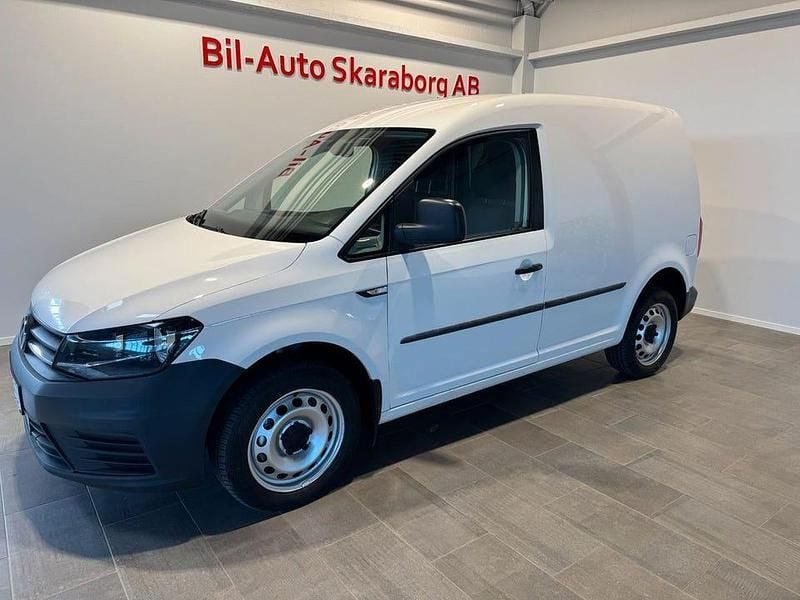 Begagnad VW Caddy 123 HK (90 kW) 2017 Vit Minibuss