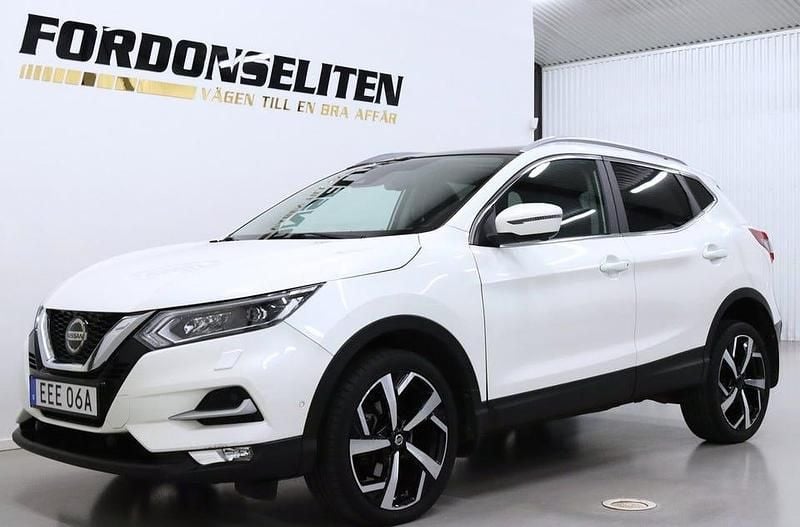 Vit Begagnad 2019 Nissan Qashqai 360º SUV | 229 900 kr (Marknadspris) - Bild 1/4