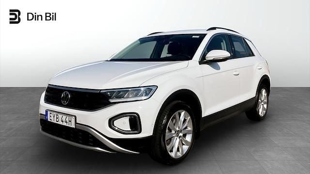 Vit Begagnad 2022 VW T-Roc Life SUV | 214 900 kr (Marknadspris) - Bild 1/4