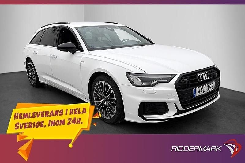 Vit Begagnad 2021 Audi A6 S-Line Kombi | 349 800 kr (Bra pris) - Bild 1/3