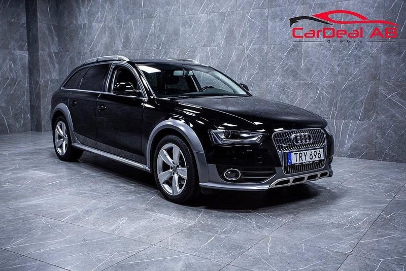 Svart Begagnad 2015 Audi A4 Allroad Kombi | 128 800 kr (Marknadspris) - Bild 1/4