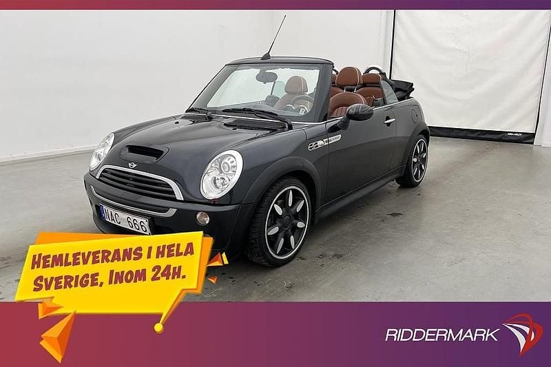 Svart Begagnad 2008 Mini Cooper S Halvkombi | 84 800 kr - Bild 1/3