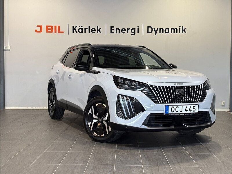Vit Begagnad 2024 Peugeot 2008 GTi SUV | 269 900 kr (Marknadspris) - Bild 1/4