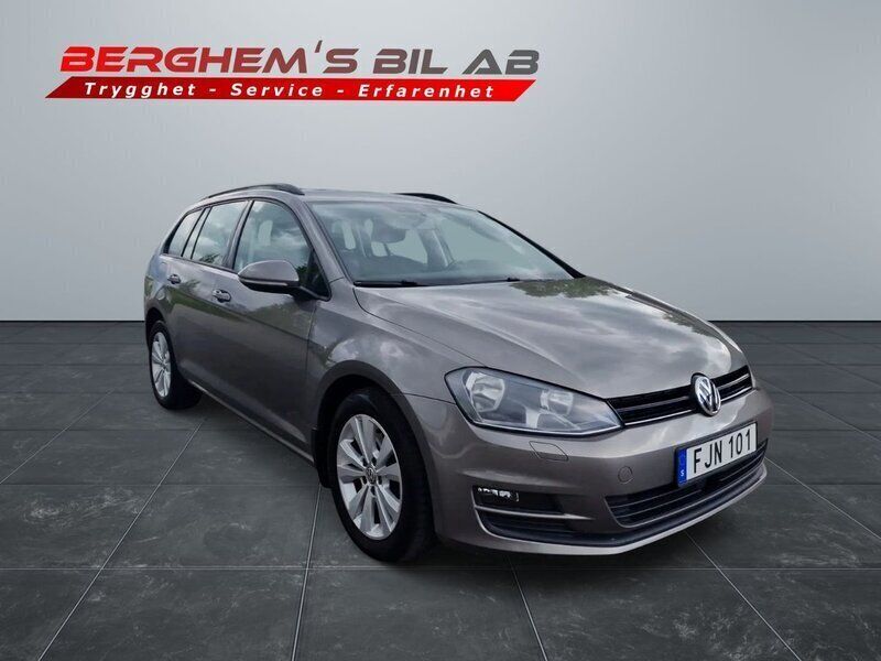 Grå Begagnad 2014 VW Golf VII Kombi | 129 900 kr (Lite dyr) - Bild 1/4