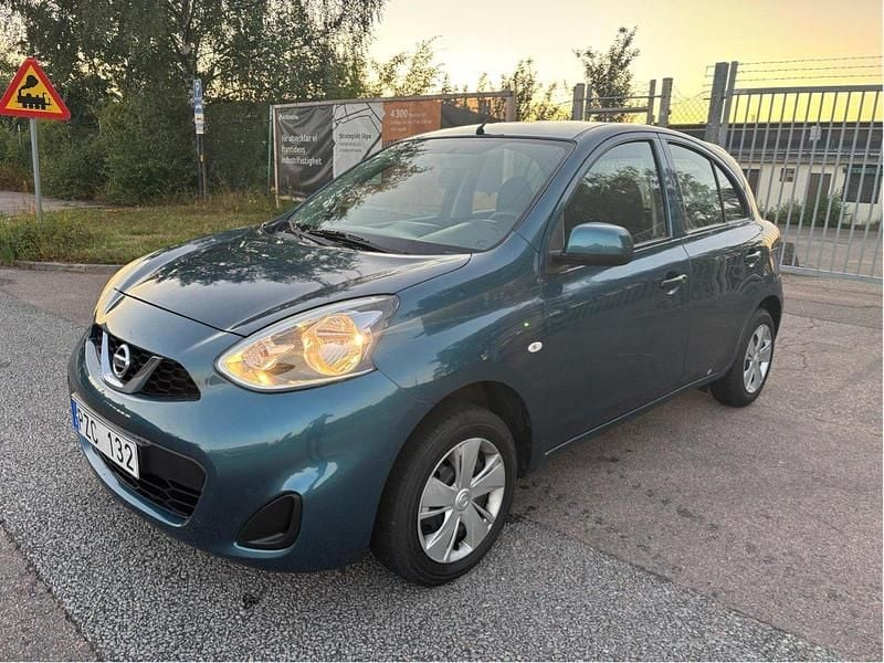 Blå Begagnad 2014 Nissan Micra Halvkombi | 52 000 kr (Bra pris) - Bild 1/4