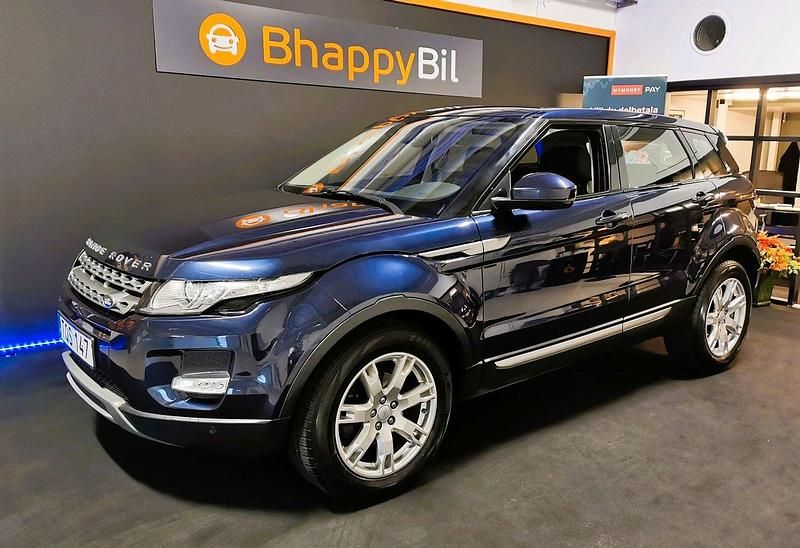 Blå Begagnad 2015 Land Rover Range Rover evoque Pure SUV | 172 900 kr (Marknadspris) - Bild 1/4