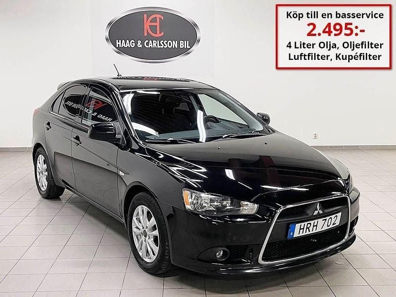 Svart Begagnad 2010 Mitsubishi Lancer Sportback Kombi | 44 900 kr - Bild 1/4