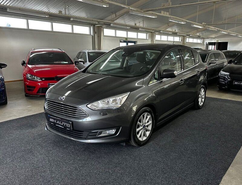 Grå Begagnad 2017 Ford C-MAX Minibuss | 134 900 kr (Lite dyr) - Bild 1/4