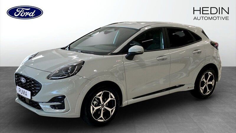 Grå (grey) Ny 2024 Ford Puma ST-Line SUV | 282 900 kr (Superpris) - Bild 1/4