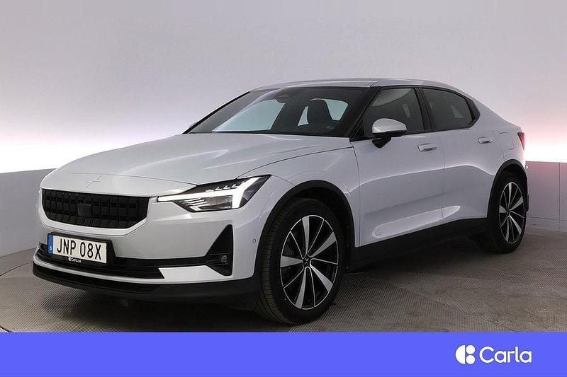 Silver Begagnad 2021 Polestar 2 Pilot Sedan | 353 900 kr (Marknadspris) - Bild 1/4