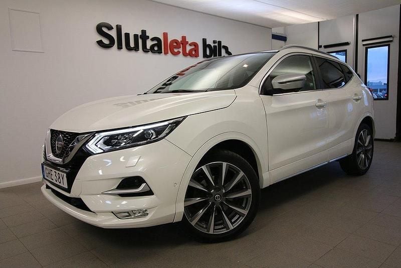 Vit Begagnad 2019 Nissan Qashqai S SUV | 179 900 kr (Marknadspris) - Bild 1/4