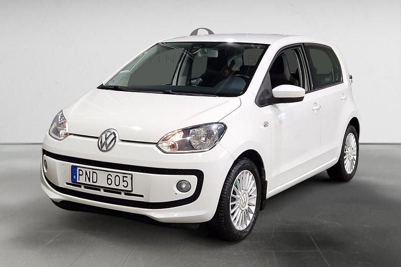 Vit Begagnad 2012 VW up! Halvkombi | 69 900 kr (Marknadspris) - Bild 1/3