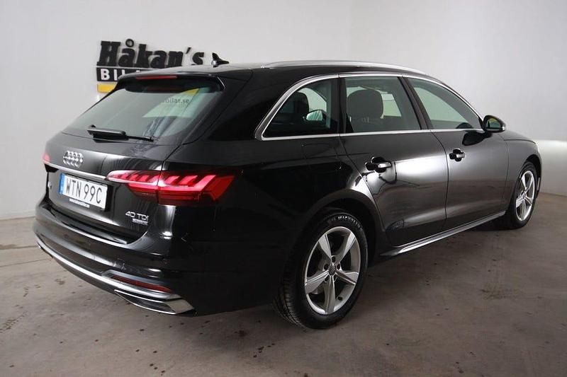 Begagnad Audi A4 Advanced 191 HK (140 kW) 2020 Svart Kombi