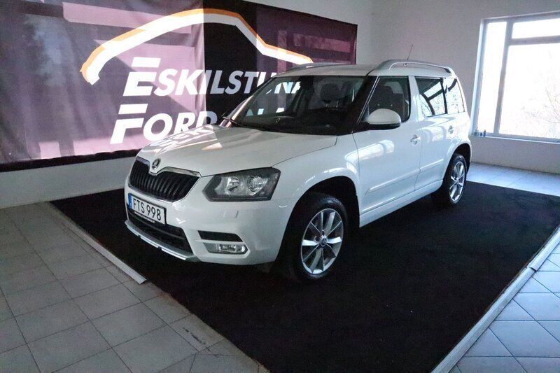 Vit Begagnad 2017 Skoda Yeti SUV | 119 900 kr (Marknadspris) - Bild 1/4