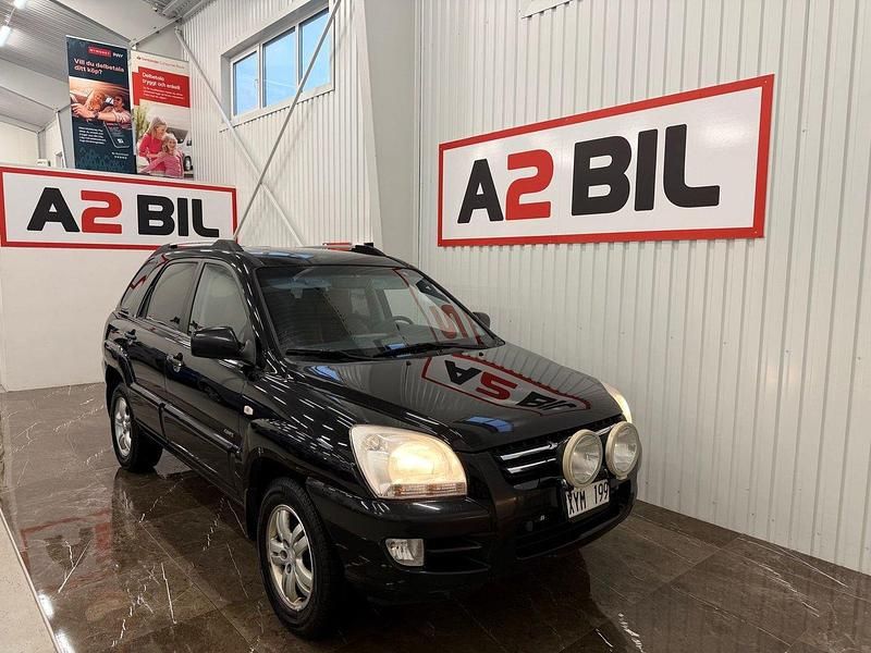 Svart Begagnad 2006 Kia Sportage SUV | 44 900 kr (Marknadspris) - Bild 1/4