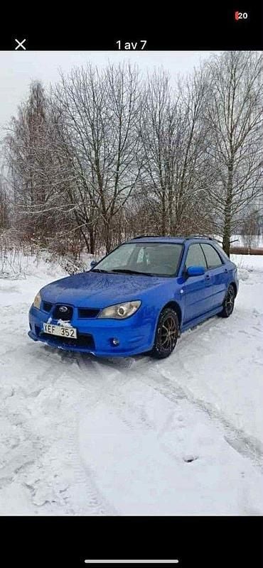 Blå Begagnad 2006 Subaru Impreza Kombi | 29 900 kr (Marknadspris) - Bild 1/4