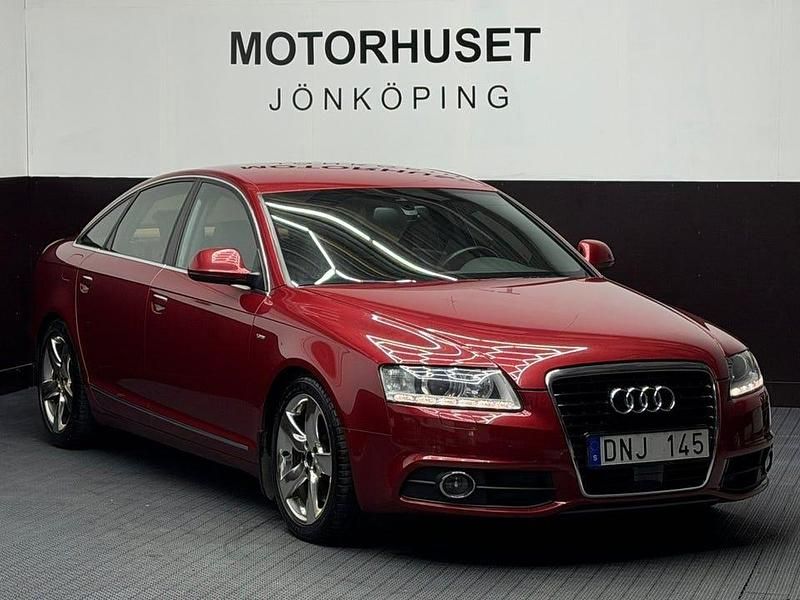 Röd Begagnad 2010 Audi A6 S-Line Sedan | 74 800 kr (Lite dyr) - Bild 1/4