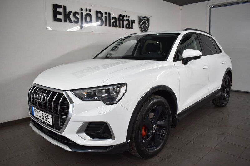 Vit Begagnad 2019 Audi Q3 SUV | 199 500 kr (Marknadspris) - Bild 1/4