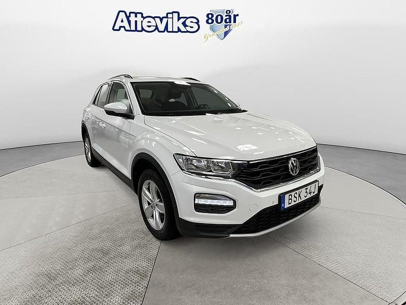 Vit Begagnad 2019 VW T-Roc SUV | 158 000 kr (Marknadspris) - Bild 1/4